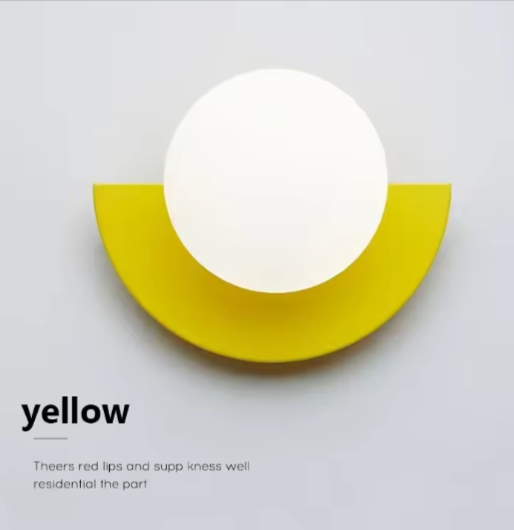 NovaGlow Modern Semicircle Wall Light For Modern Interiors