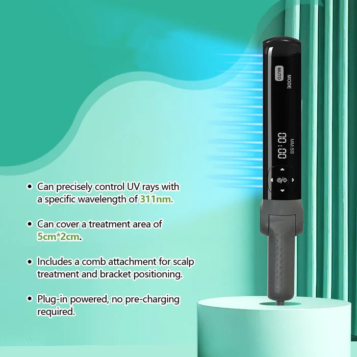 311nm UVB-lysterapi til psoriasis og vitiligo