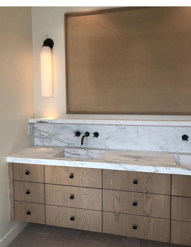 לומניקס נורדיק מנורת קיר מזכוכית עיצוב זוהר מינימליסטי