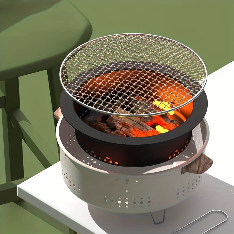 Grelhador Exterior Sem Fumo AeroGrill Circle para Churrasco no Quintal