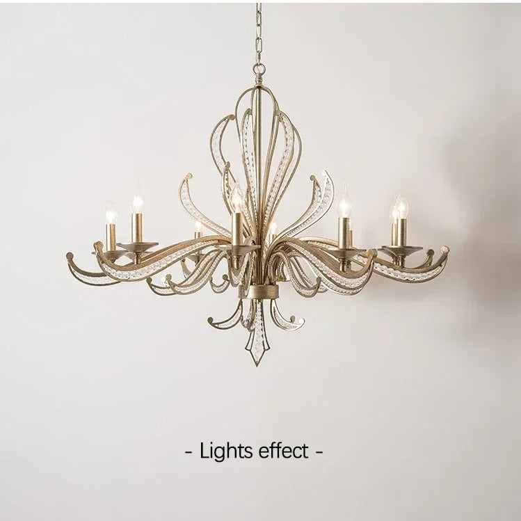 Aurelia Bloom Crystal Chandelier With Modern Charm