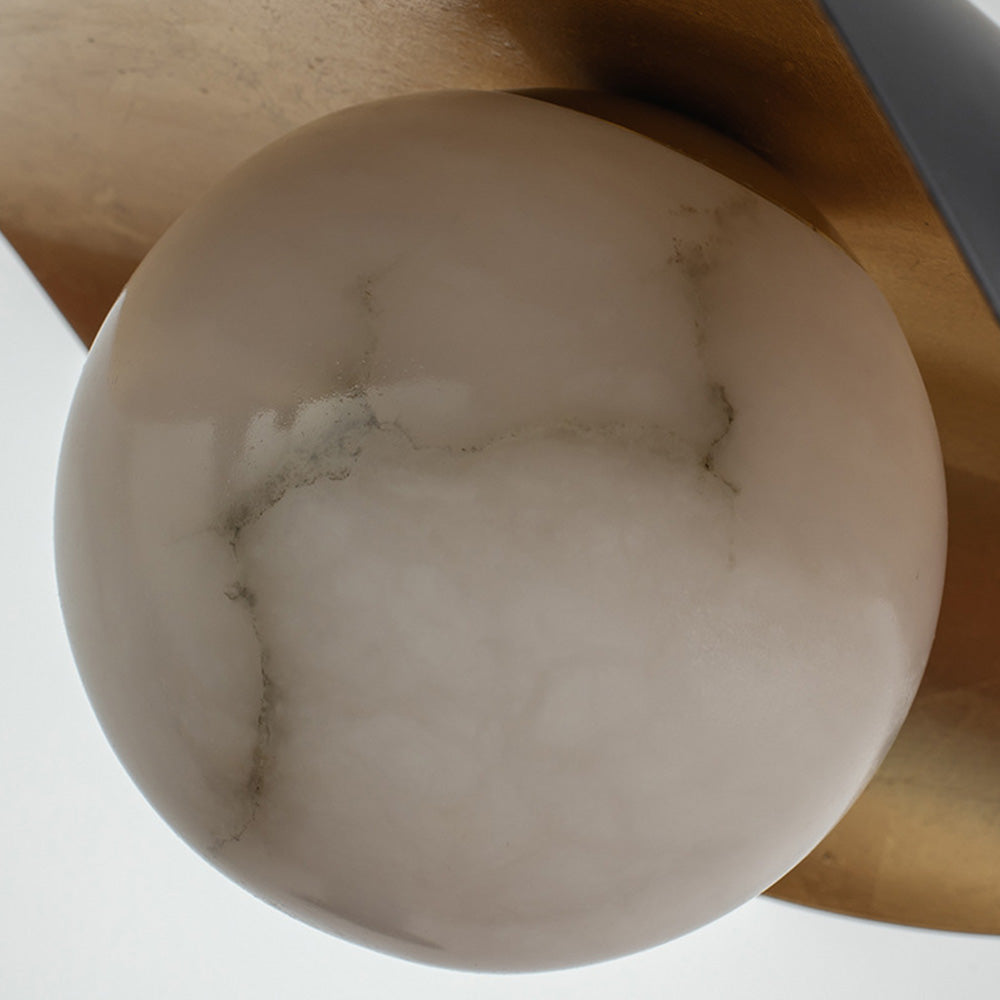 Suspension en marbre Astra avec finition métallique moderne