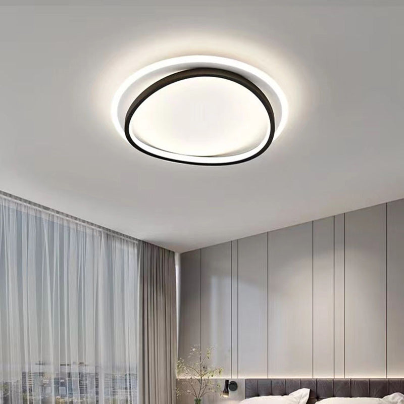 NovaLume Modern Black And Gold Ceiling Light Fixture