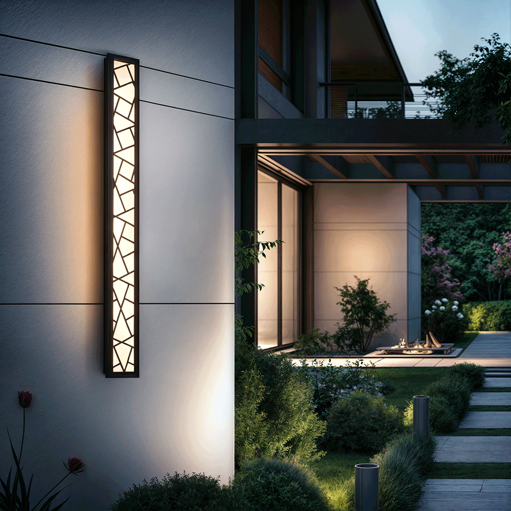 Fjordix Nordic Outdoor LED Wall Light for Porch and Garden