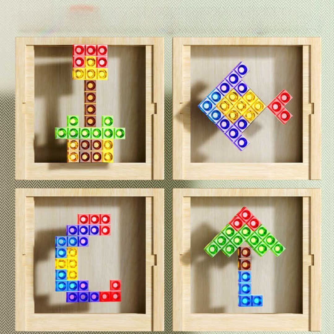 VerdantBlock Tetris Board Sustainable Family Puzzle Game