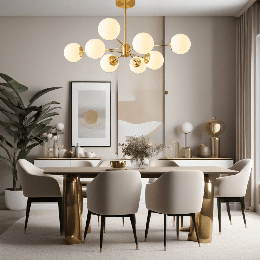 LunaNova Bubble Sputnik Chandelier Nordic Ceiling Light