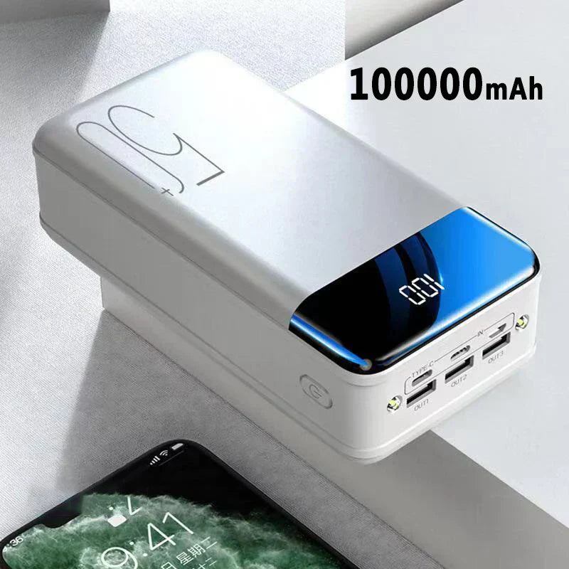 Voltaro 100,000mAh High-Capacity Power Bank Fast Charging