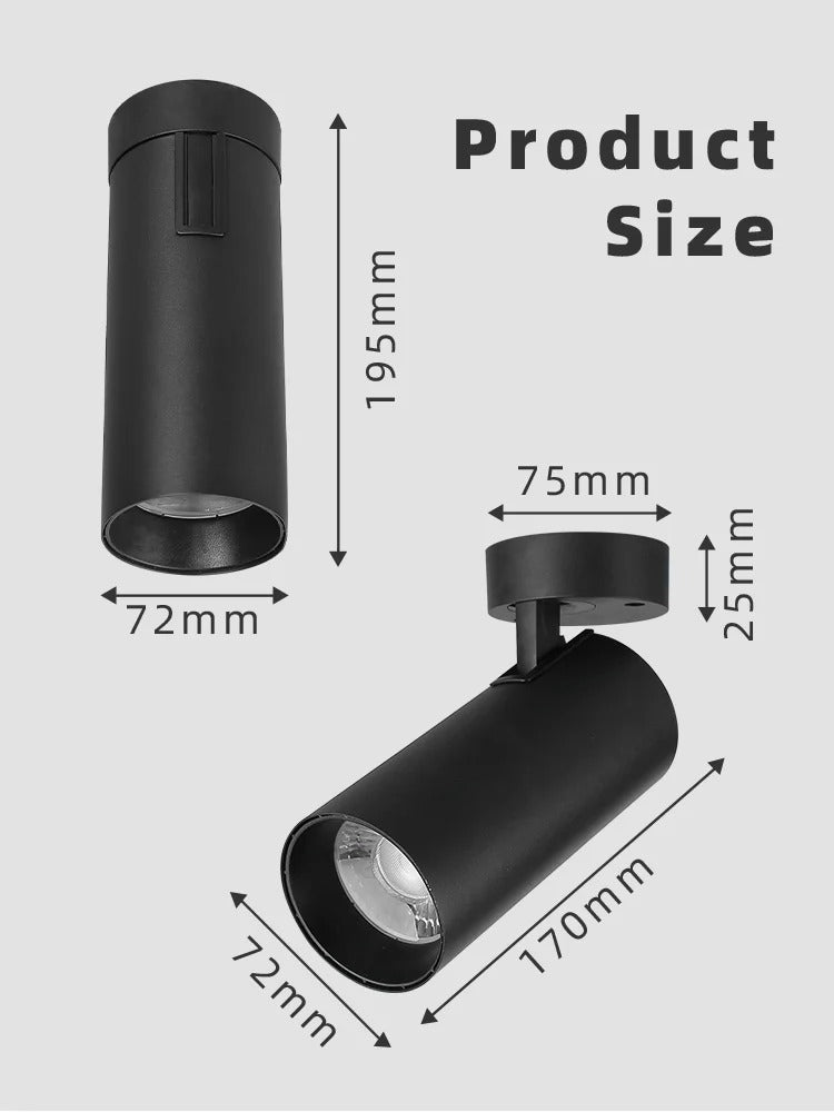 NovaFold Holofotes Dobráveis de 360 Graus para Uso Comercial