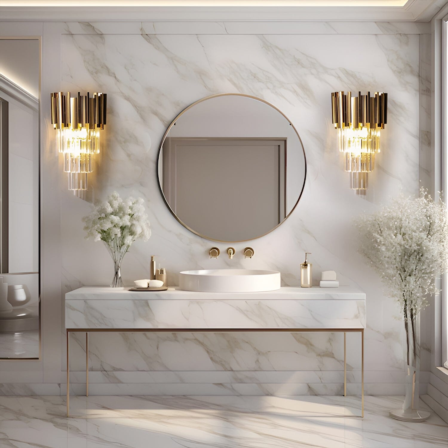 Regal Crest LED Wall Lamp for Elegant Homes and Restaurants