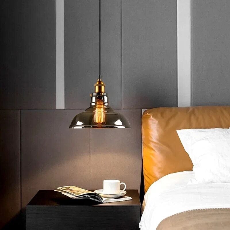 Novae Retro Glass Pendant Lights for Living Rooms and Lofts