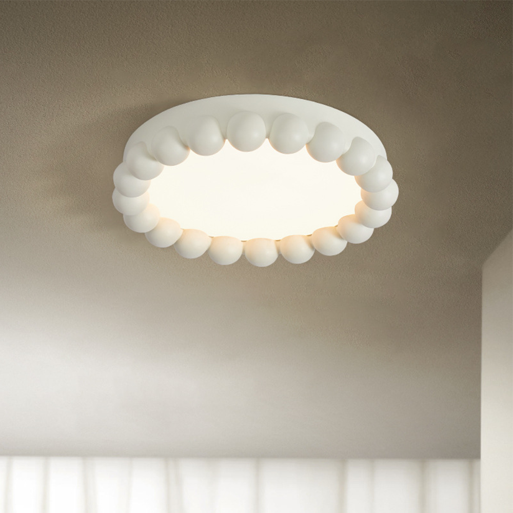Luzera Resin Ceiling Light with Acrylic Diffuser for Living Rooms