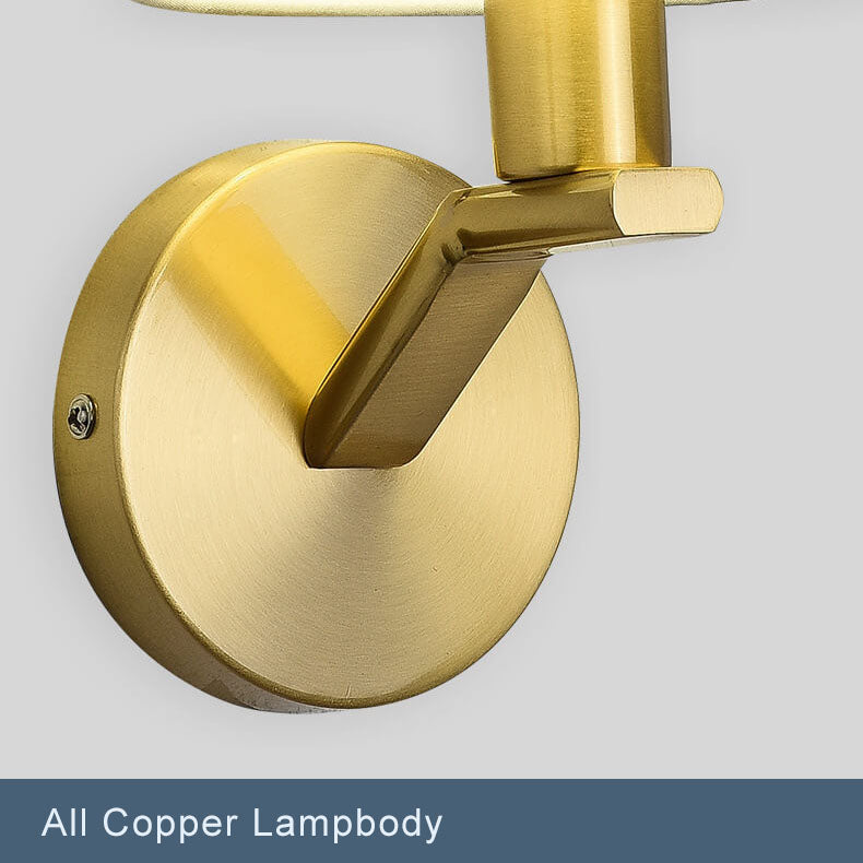 Velora Fabric Dome Wall Lamp With One Arm Modern Floral Pattern