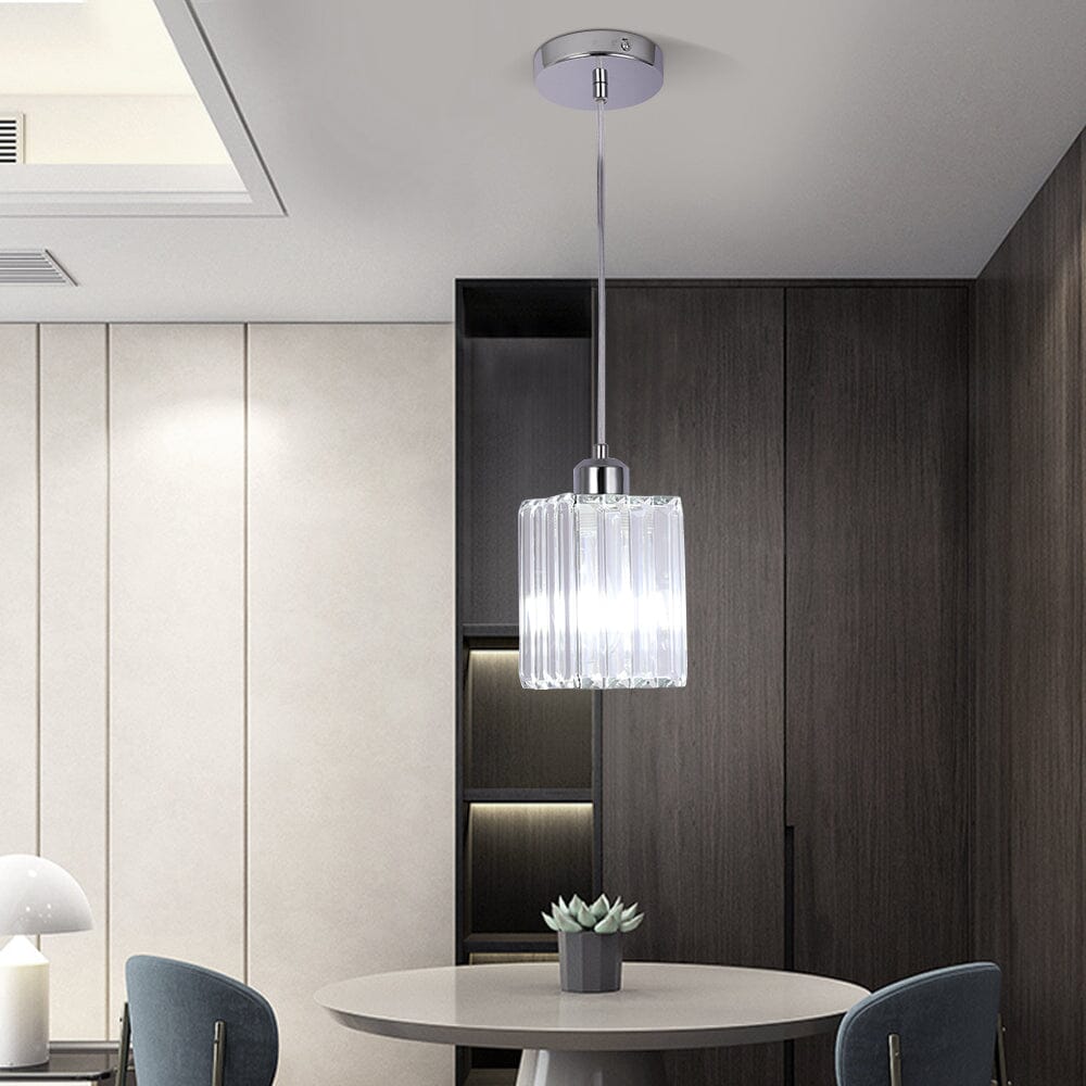 Lumistra Crystal Glass Pendant Light for Living Rooms