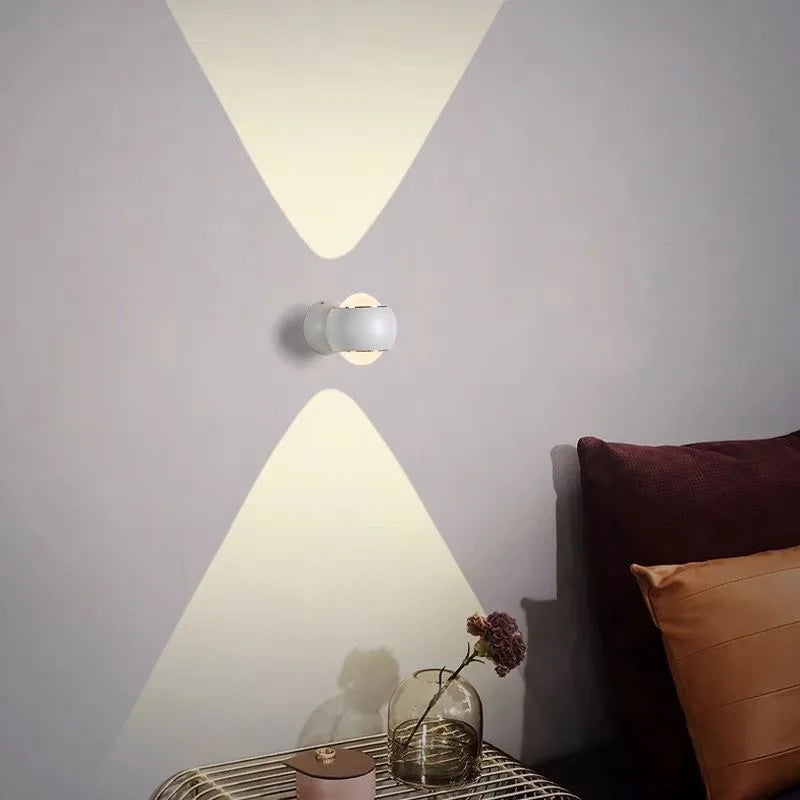 LumenFlex 180-Degree Rotating Wall Light With Adjustable Accent