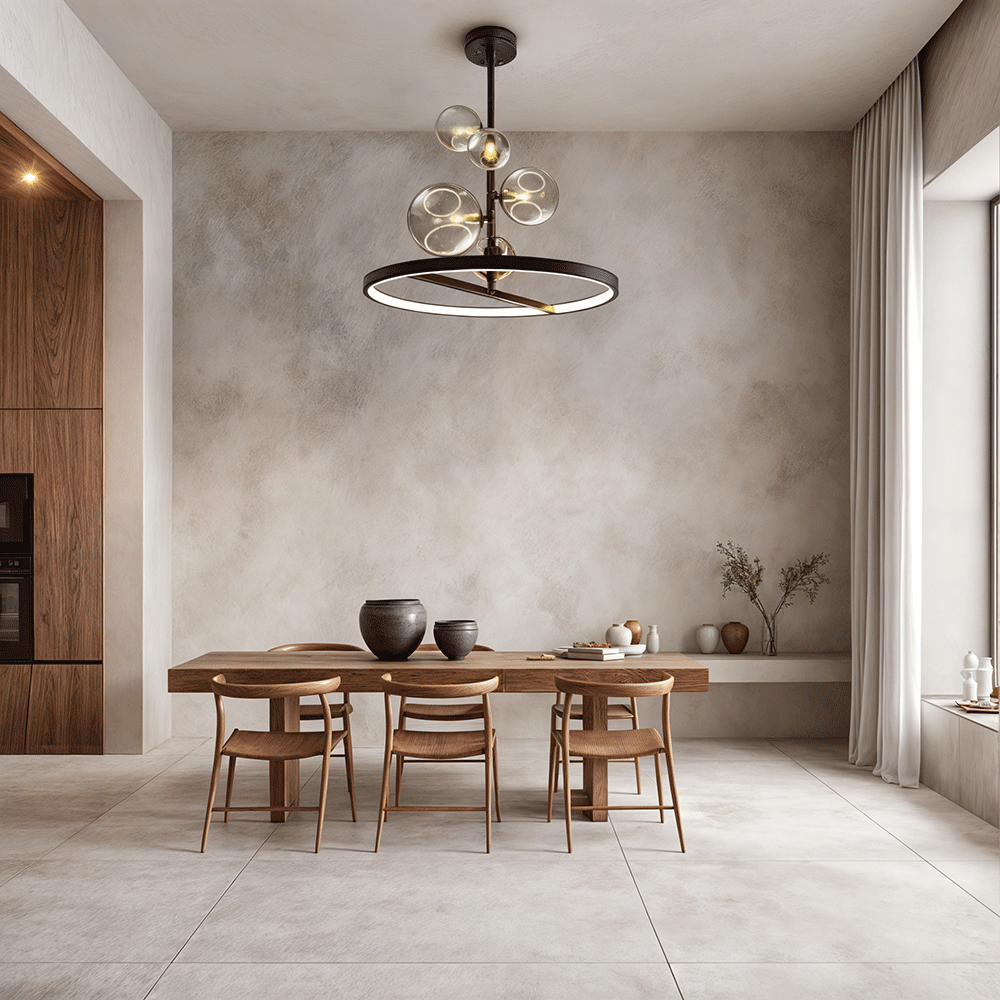 Aurelia Bubble Orb csillár alumínium üveg 28 cm és 48 cm