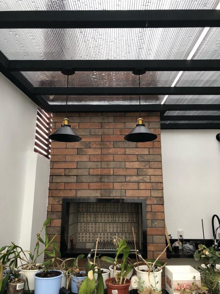 Suspension cône en laiton Elora style industriel vintage