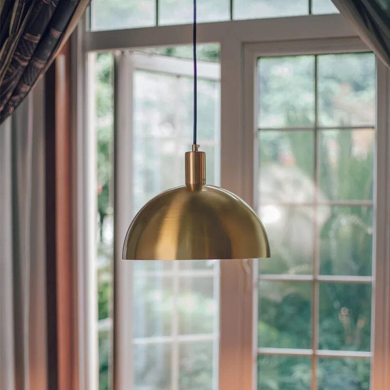 Aurelius Brass Pendant Light Modern LED Ceiling Lamp