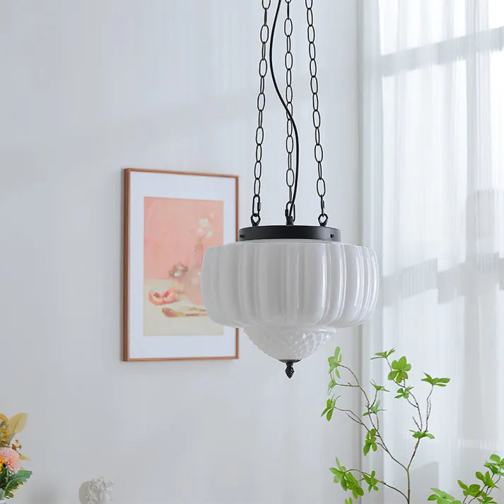 LyraNova White Minimalist Pendant Light for Modern Interiors