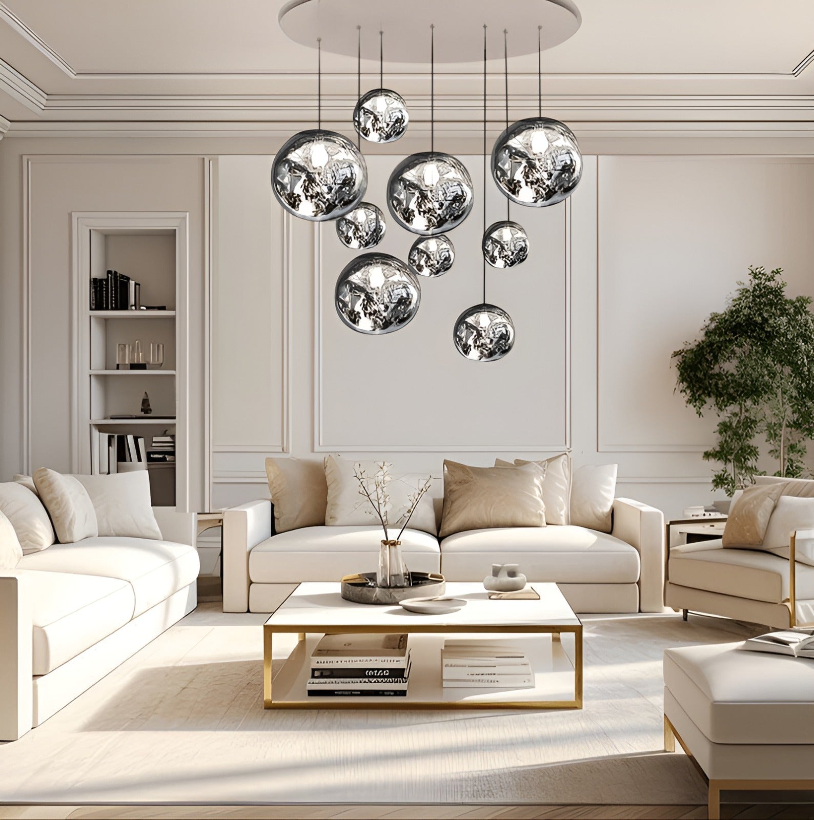Astra Nordic Pendant Chandelier With Adjustable Light