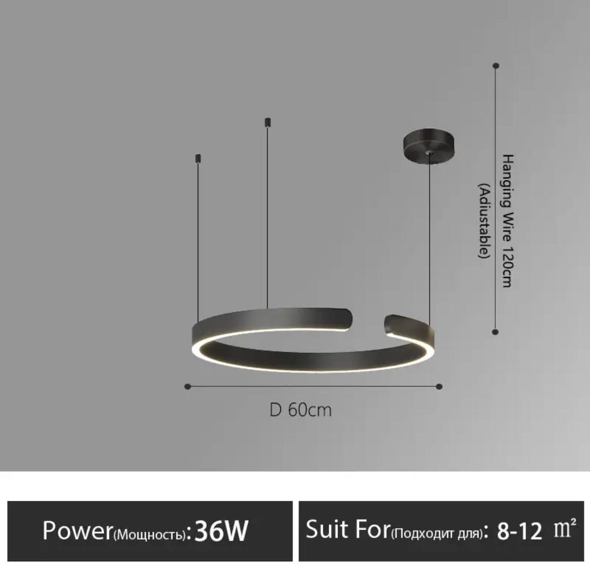 Liora Nordic Ring Chandelier Modern Elegant Lighting