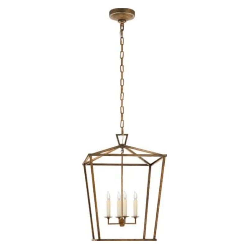 Candeeiro Suspenso Asteron Retro com Gaiola para Velas para Salas de Jantar