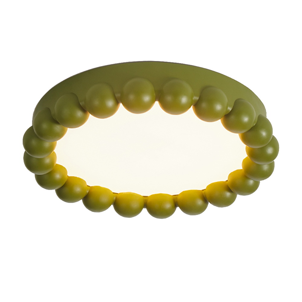 Luzera Resin Ceiling Light with Acrylic Diffuser for Living Rooms