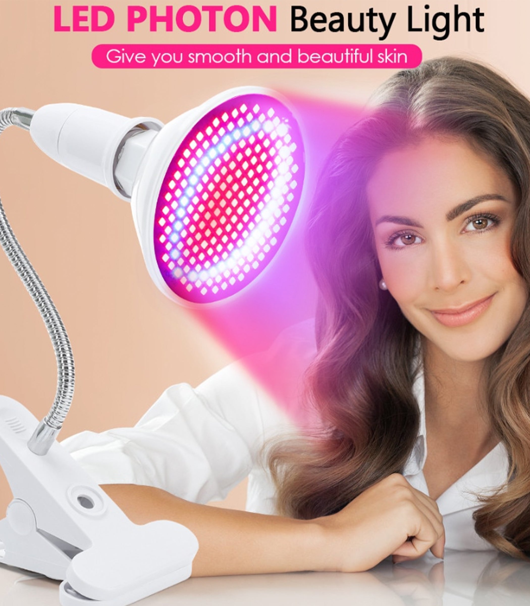 VitalGlow Red Light Therapy Lamp With 660nm And 850nm Near Infrared For Body Skin