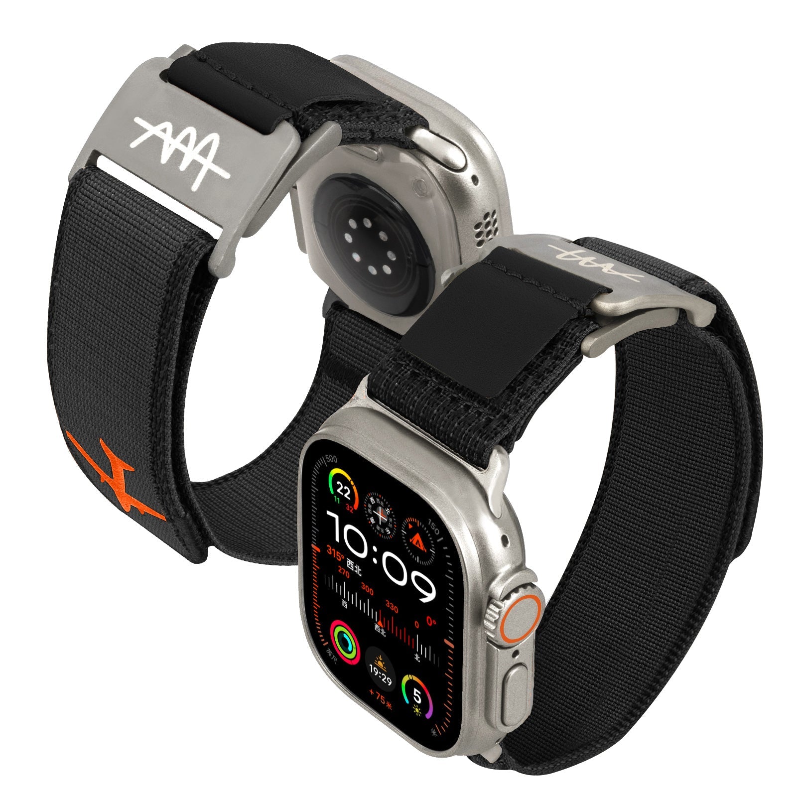 Wild Trail Mag gesp nylon band voor Apple Watch