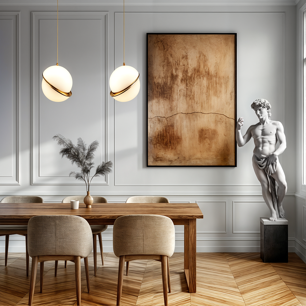 Celestial Planet Pendant Light Modern Iron Ceiling Fixture