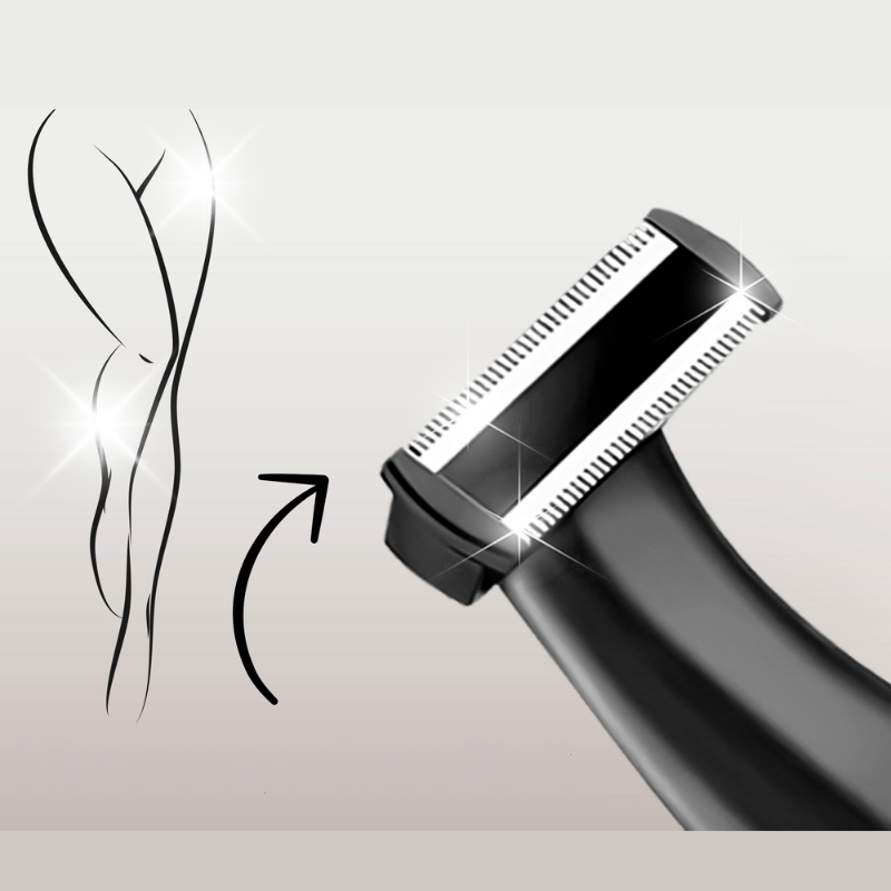 VelaSilk 4-in-1 Bikini Trimmer Set met Verstelbare Kammetjes