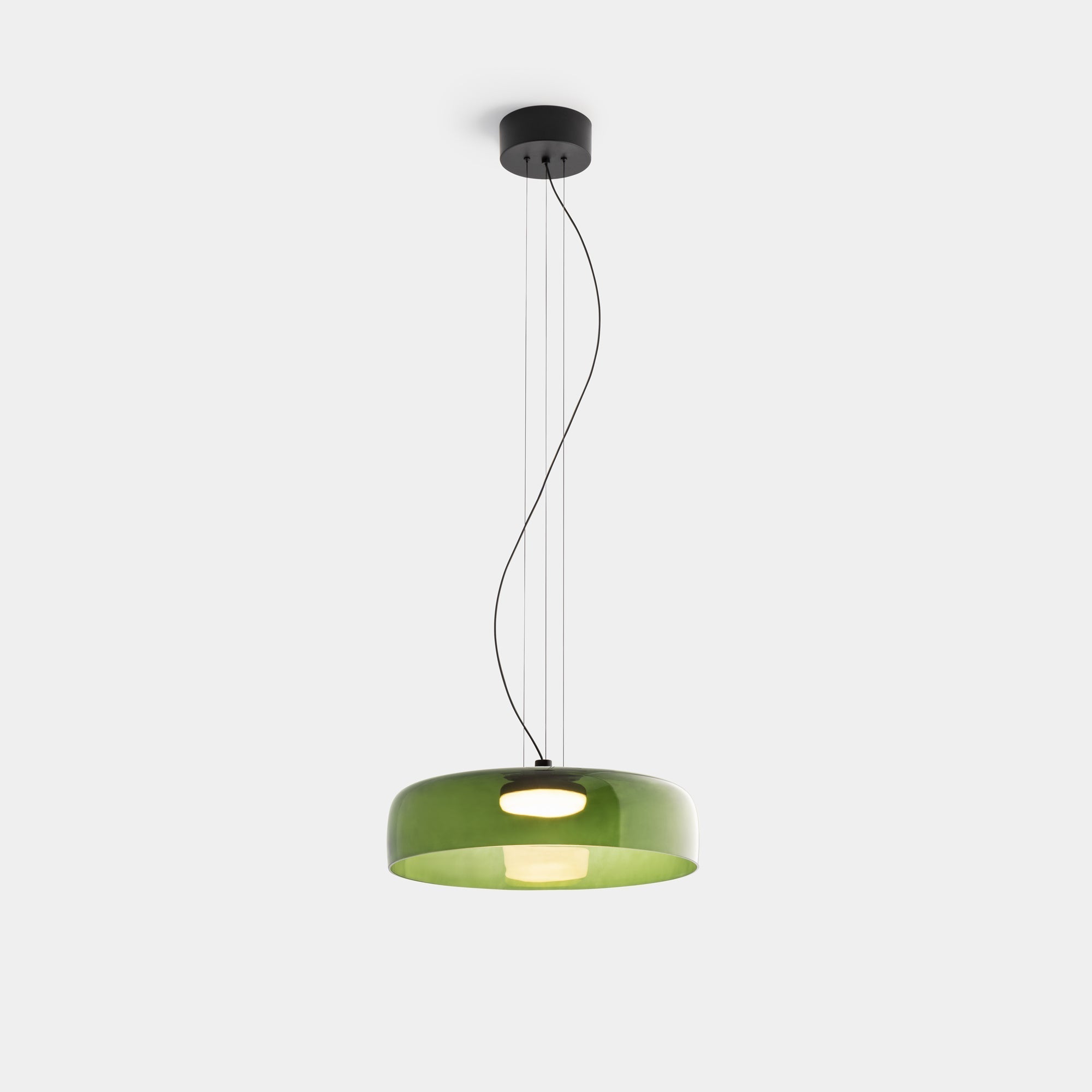 Vespero Glass Ceiling Lamp — Medieval Recessed Style