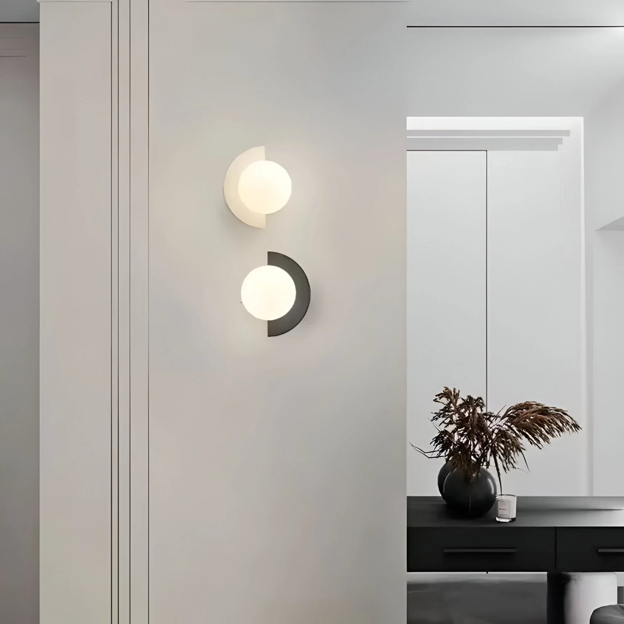 NovaGlow Modern Semicircle Wall Light For Modern Interiors