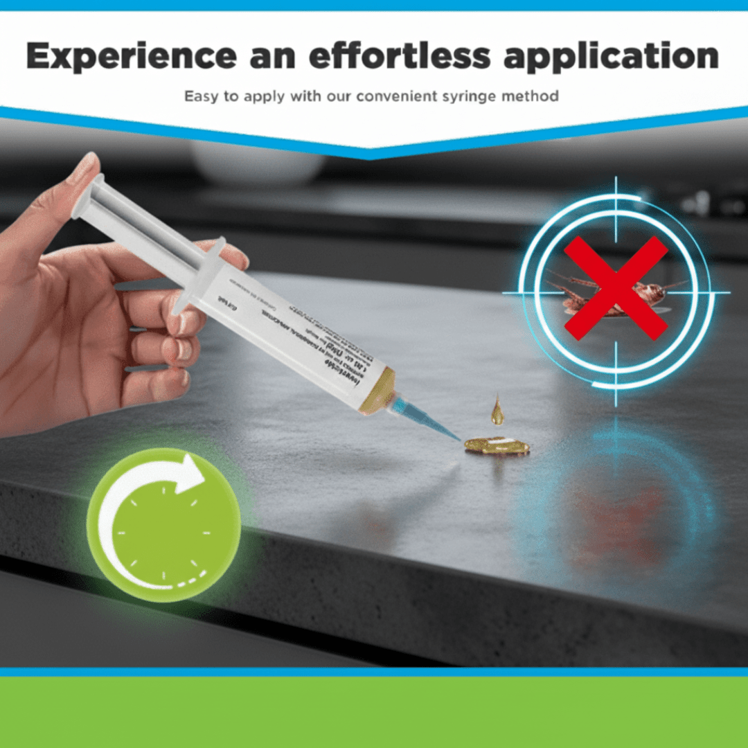 CritterGuard Cockroach Gel Bait for Indoor and Outdoor Use