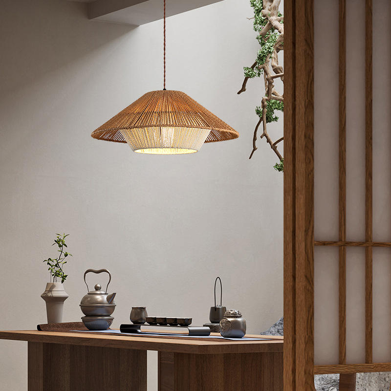 Zen Wicker Pendant Light Inspired By Japanese Design