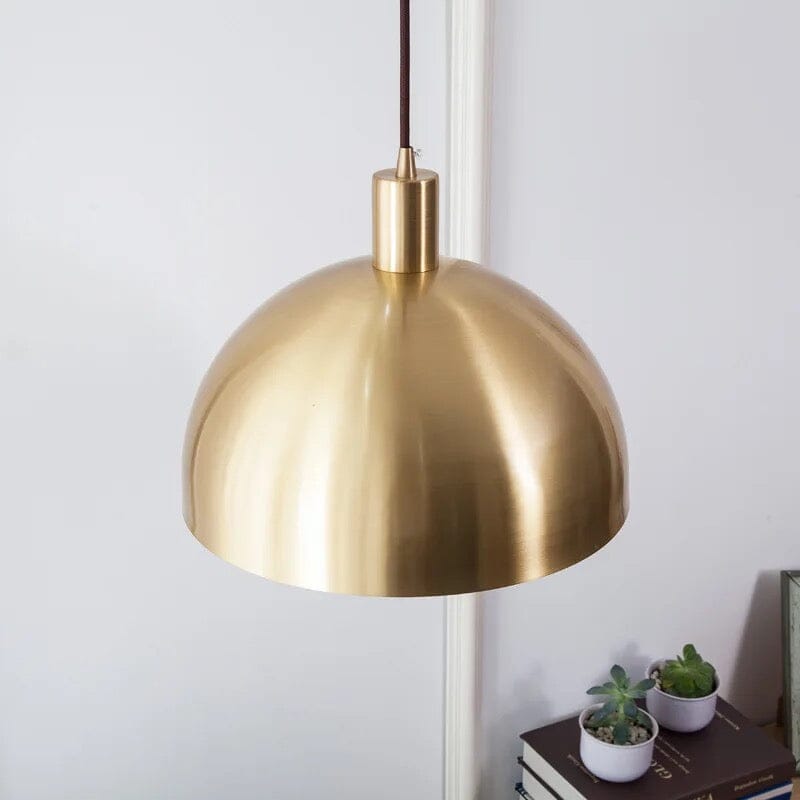 Aurelius Brass Pendant Light Modern LED Ceiling Lamp