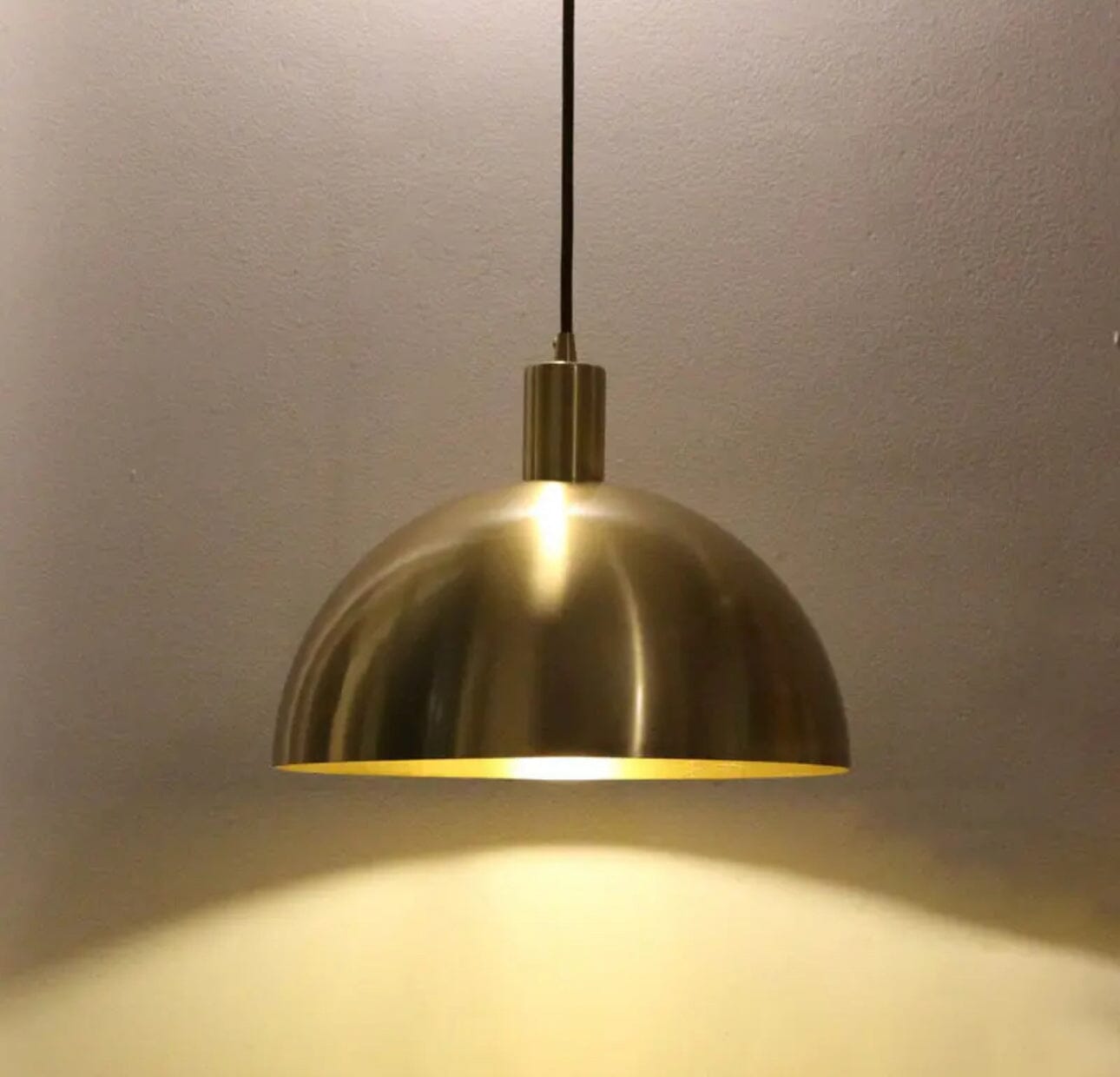 Aurelius Brass Pendant Light Modern LED Ceiling Lamp