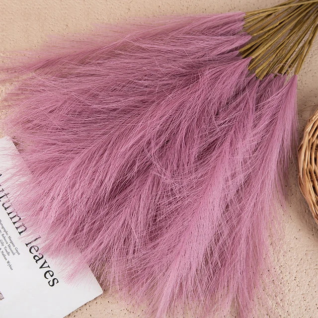 AuroraFluff Pampas fű művirágok ultra puha