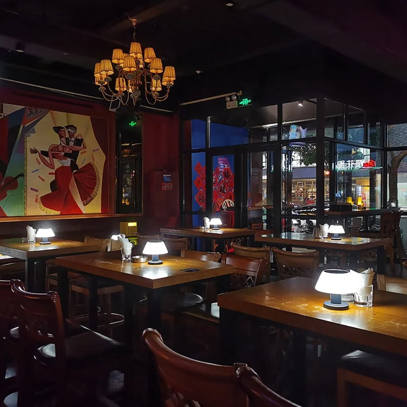 AstraSol Solar Table Lamp LED Wireless Rechargeable IP65 Outdoor