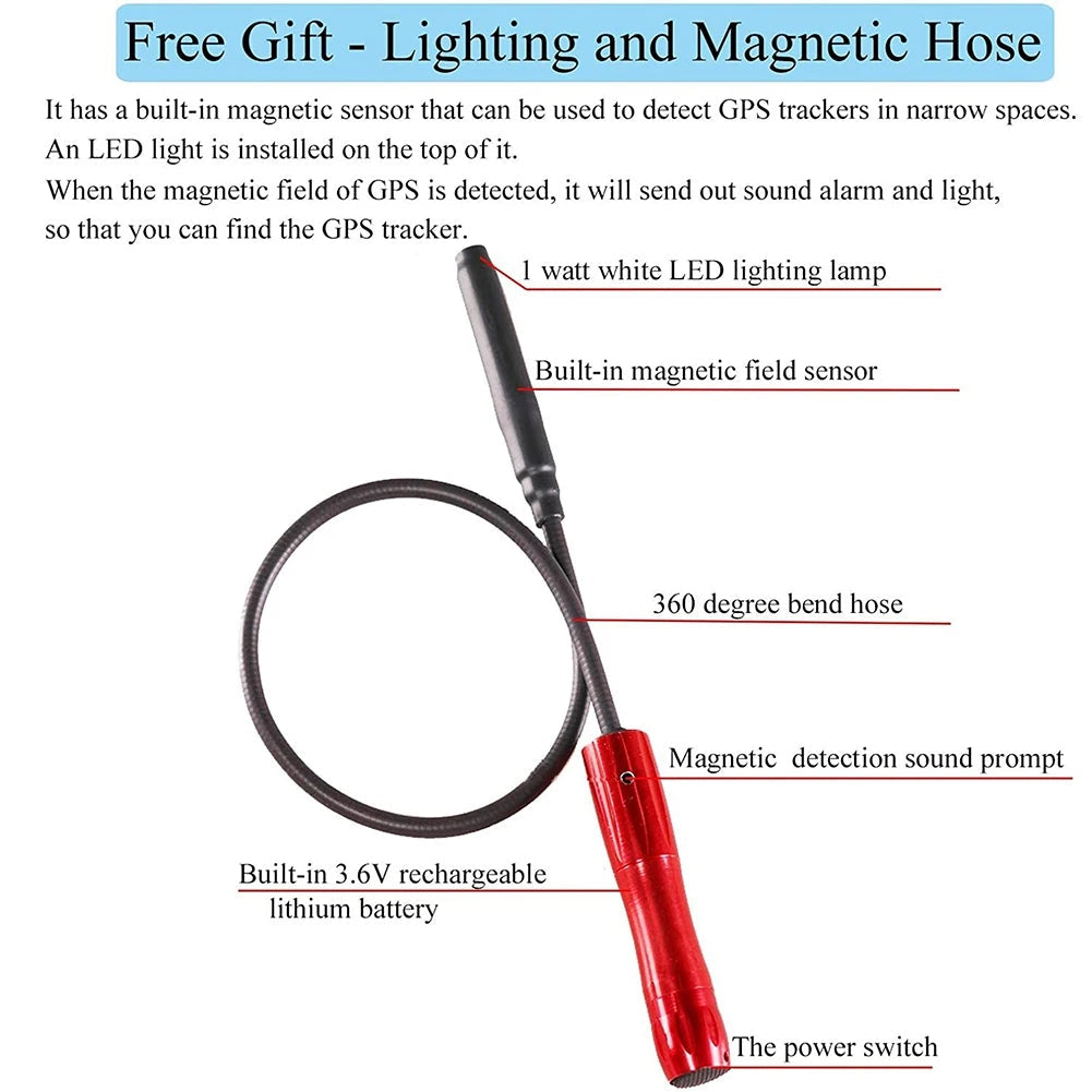 AerisGuard GPS-sporingsenhet med deteksjonsslangesett