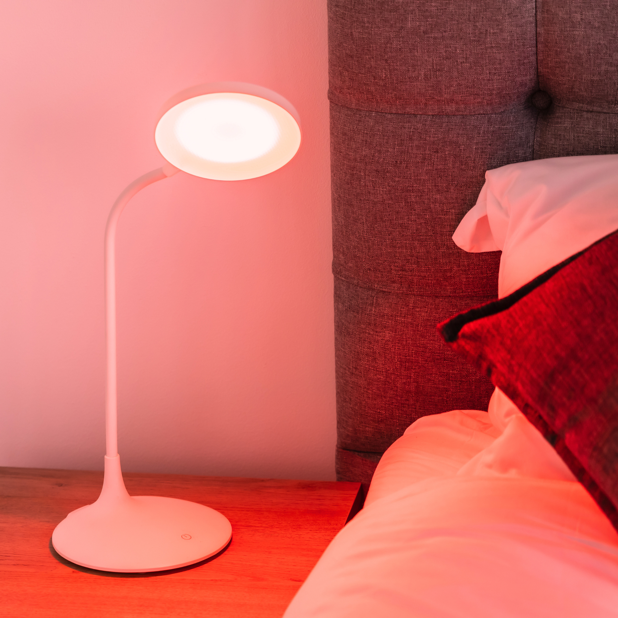 Velvet Dusk Lamp Red Light Night Light for Cozy Evenings