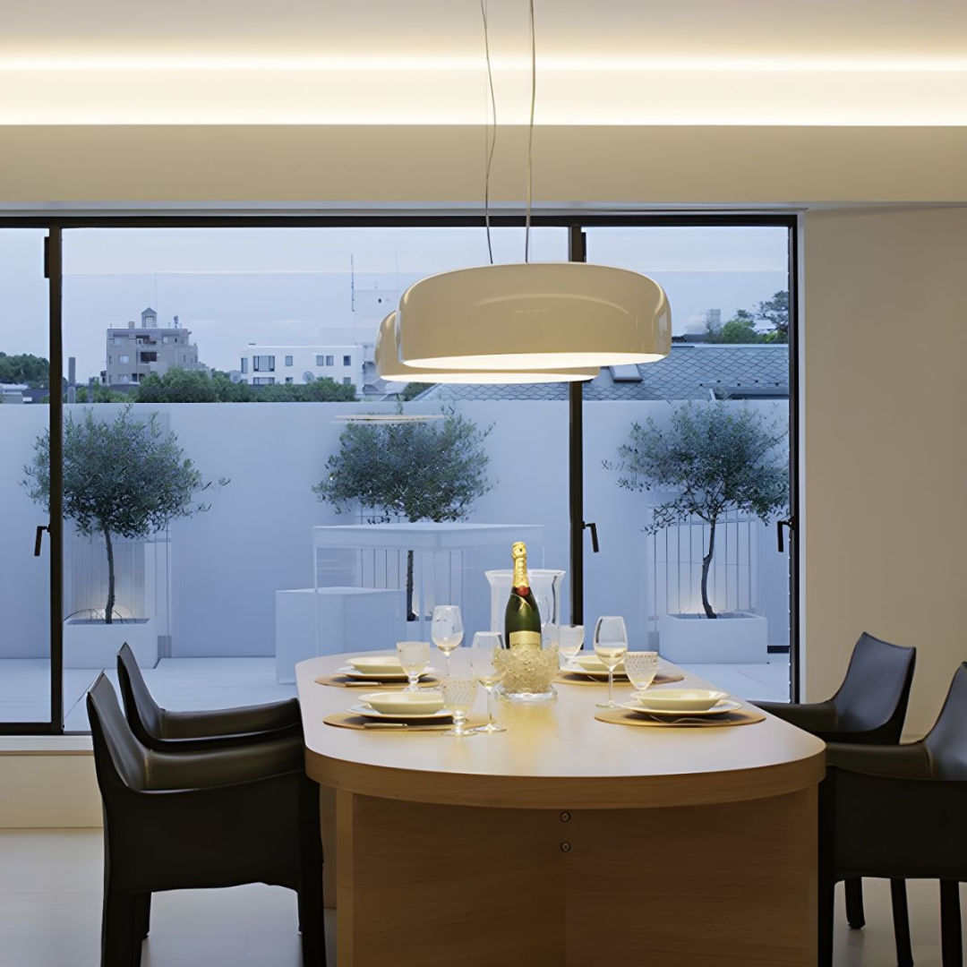 Auri | Circular Pendant Light For Living Room And Dining Table