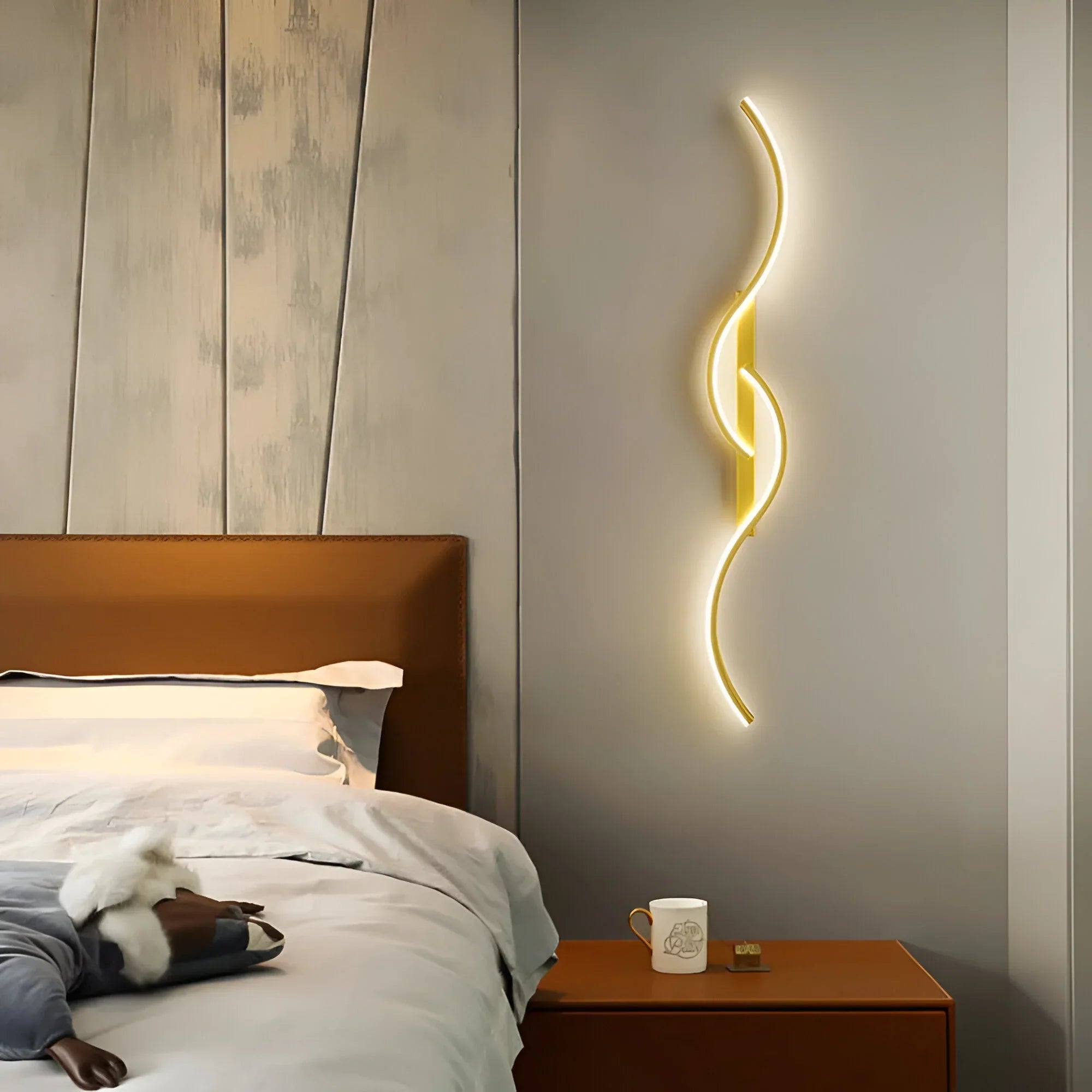 AstraArc Curved Wall Light For Modern Interiors And Ambient Glow