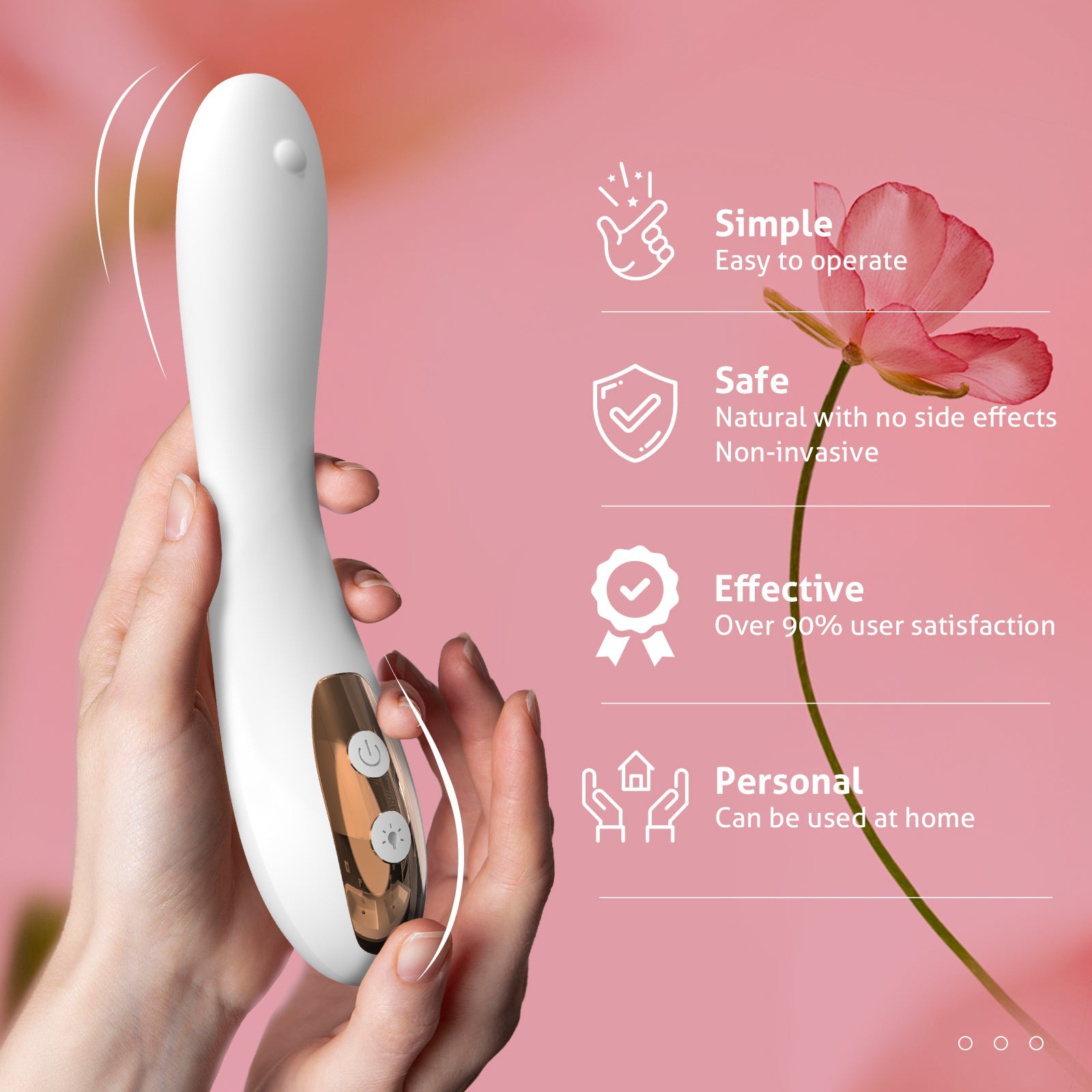 Women's Red Light Therapy Device For Intimate Health With Heating Function