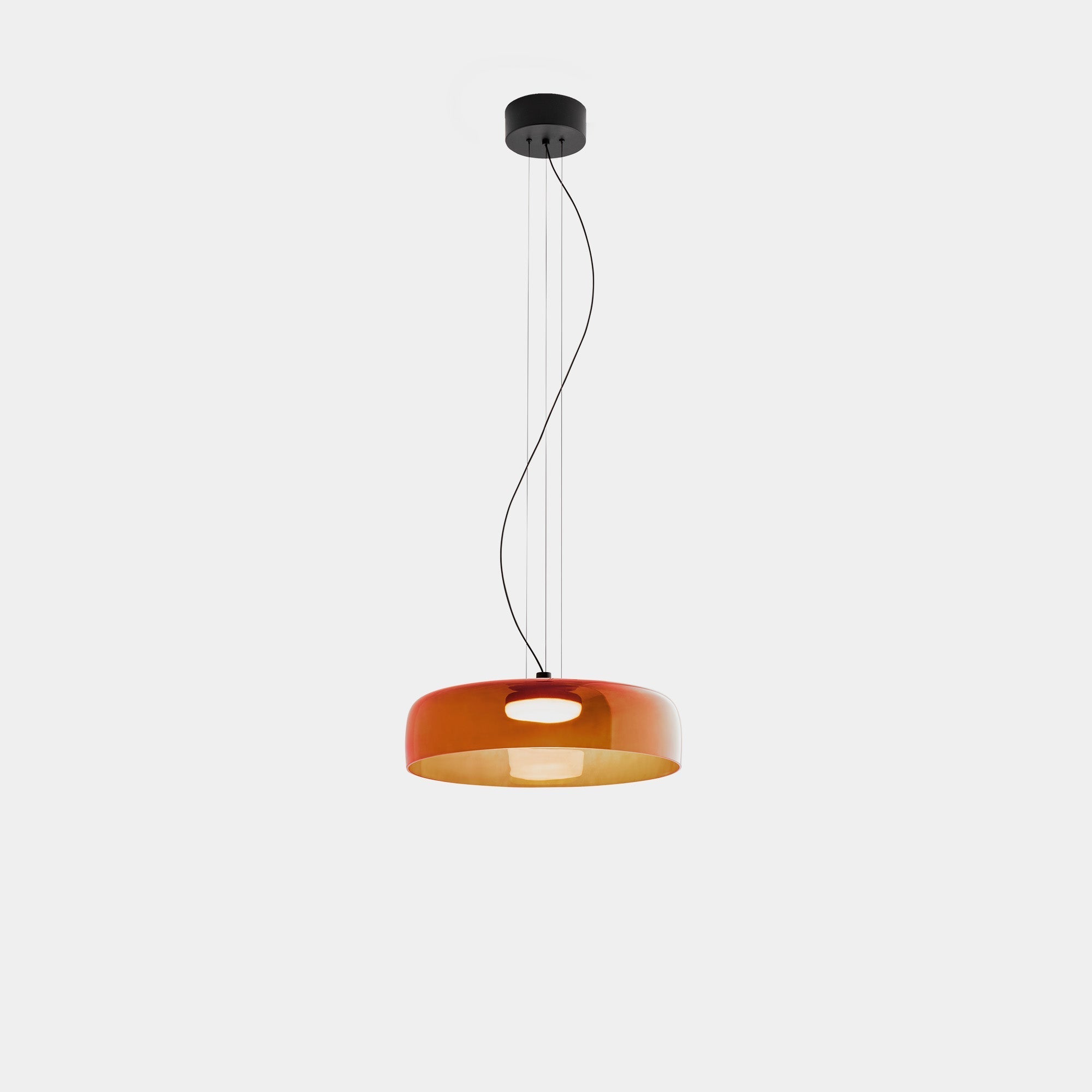 Vespero Glass Ceiling Lamp — Medieval Recessed Style