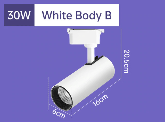 Luminárias de Teto LED Spotlights Personalizáveis da Coleção LumenRail