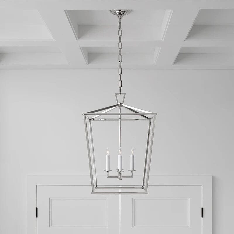 Candeeiro Suspenso Asteron Retro com Gaiola para Velas para Salas de Jantar