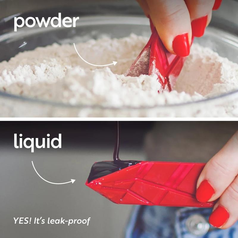 Cuillères à mesurer pliantes 3-en-1 SwiftFold avec conception magnétique pour gain de place