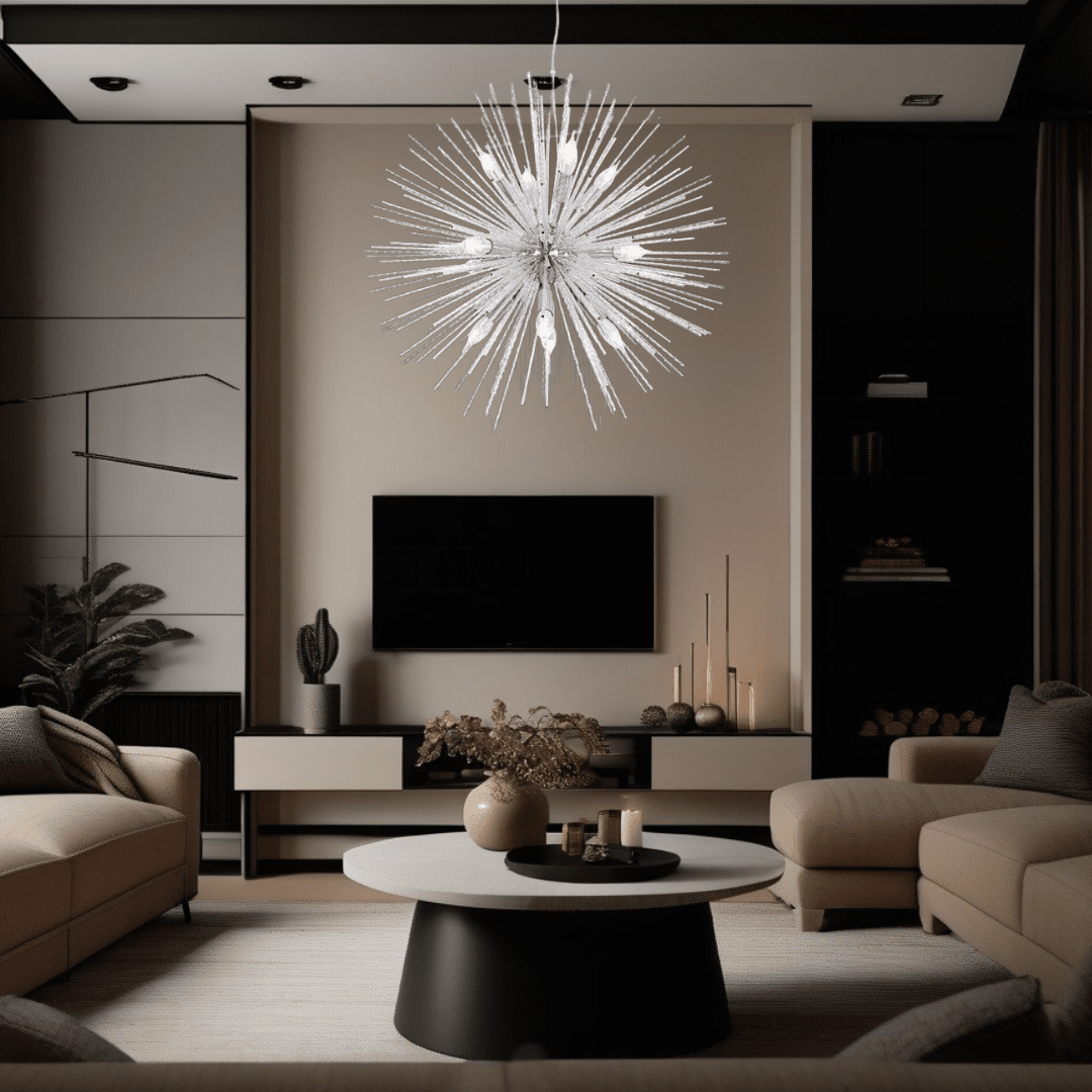 Fluxfire Firework Chandelier Modern Lighting Edition
