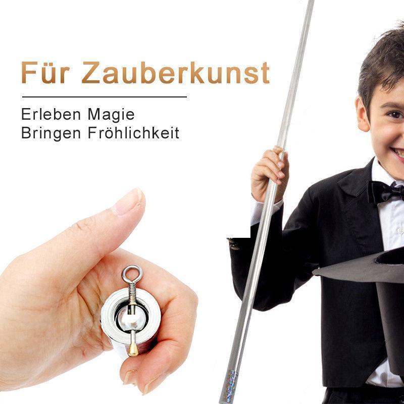 Bærbar metalstav til selvforsvar og tryllekunster