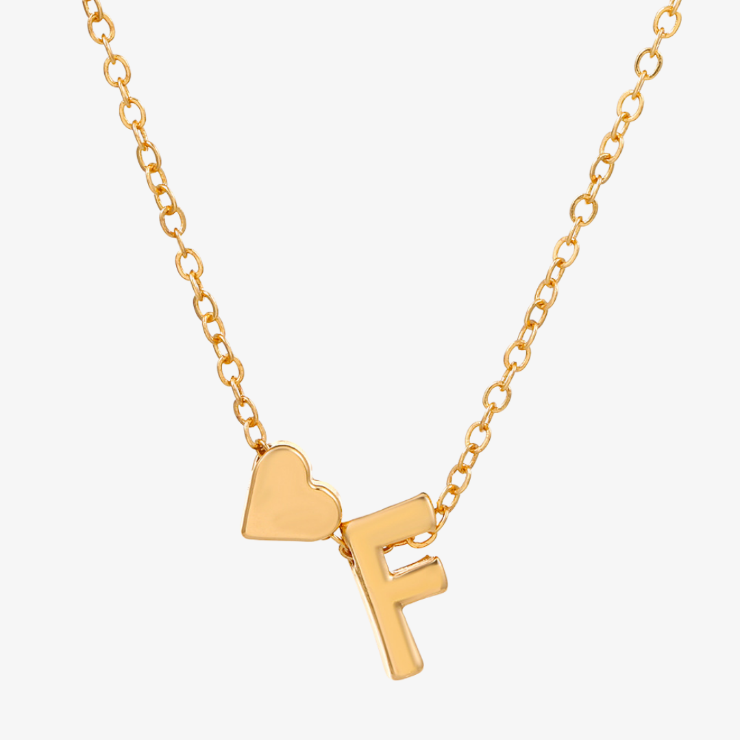 Luna Hart Initial Hanger Ketting